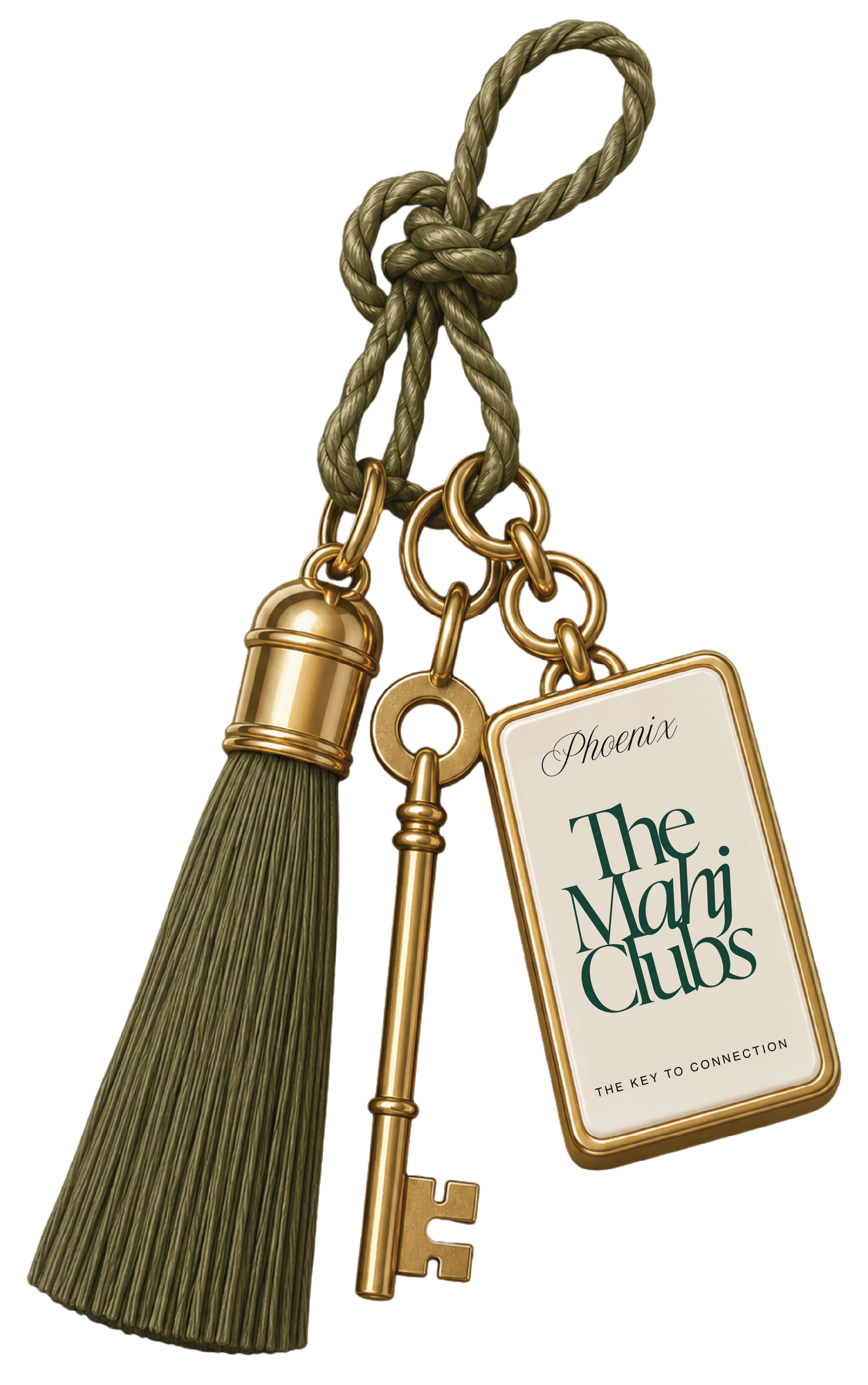 The Mahj Clubs key and tassel